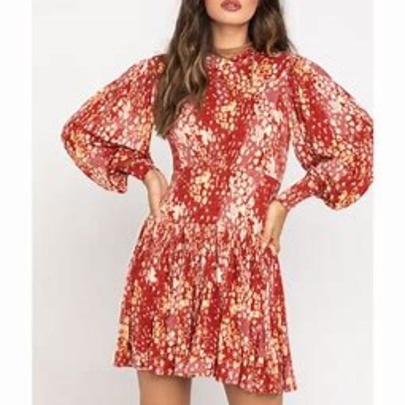 Free People “Heartbeats” Boho Mini Dress - Picture 4 of 14
